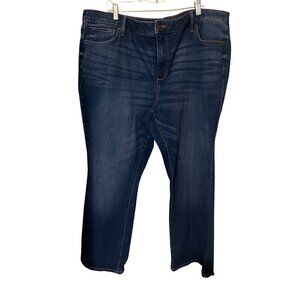 Sonoma Womens Bootcut Jeans 22W Blue Denim Cowgirl Western Rodeo